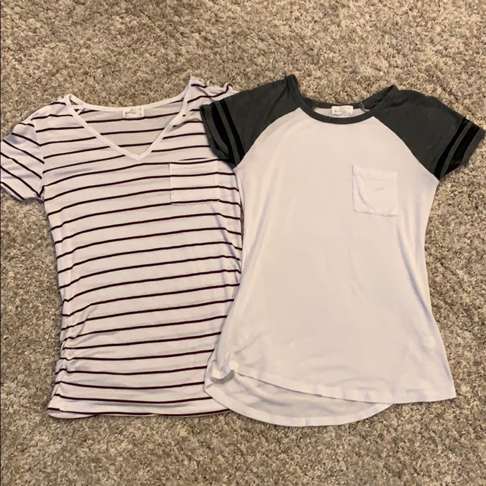 2 CUTE TEES SMALL IN JUNIORS I WOULD SAY